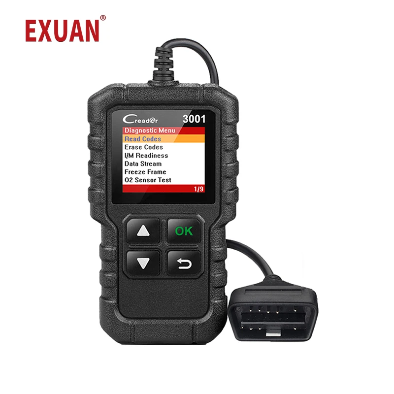 

LAUNCH Creader 3001/CR3001 OBD II полнофункциональный считыватель кодов карт за рубежом многоязычный