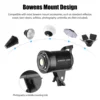 Andoer 100W Studio LED Video Light 5600K Dimmable Bowens Mount Continuous Light with Remote Control for Video Live Streaming 5