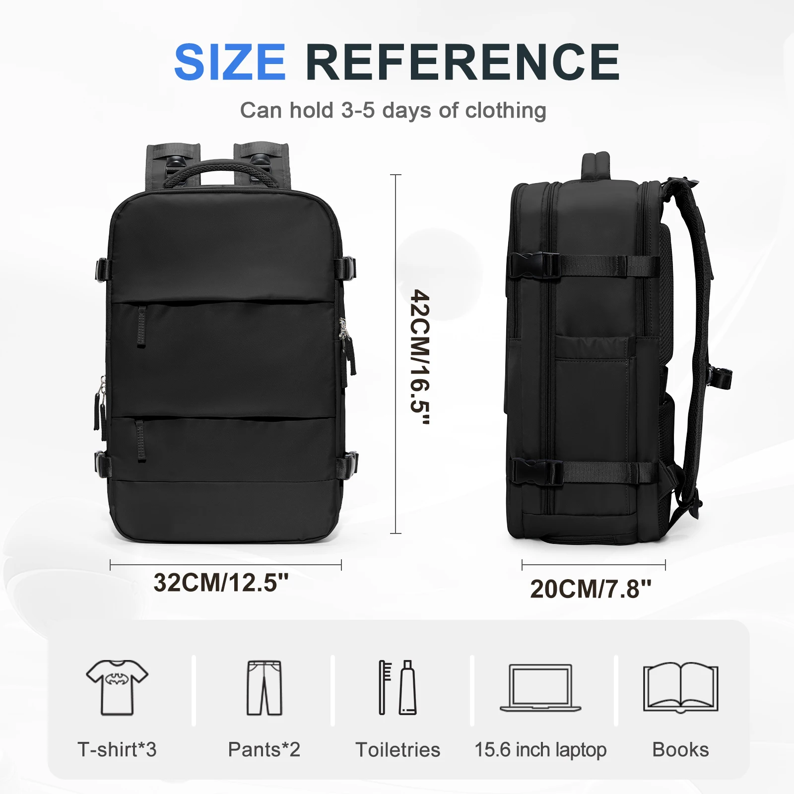 Mochilas 40x20x30 Vueling Mochila Viaje Cabina Avion 40x20x30