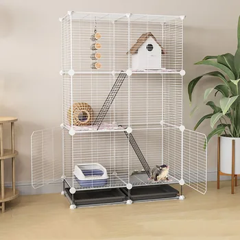 Small Animal Cage with Tray 1
