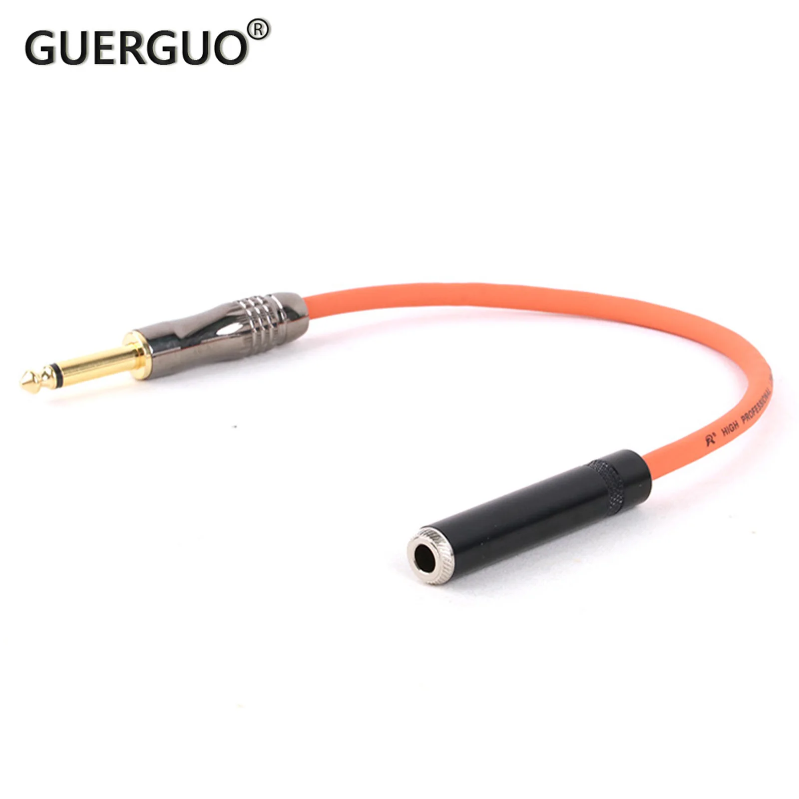 0,3 M-15 M Spezialität Mehrere Farben 6,35 mm 1/4 Zoll TS-Stecker auf 6,35 mm 1/4 Zoll TRS-Buchse auf gerades Patchkabel