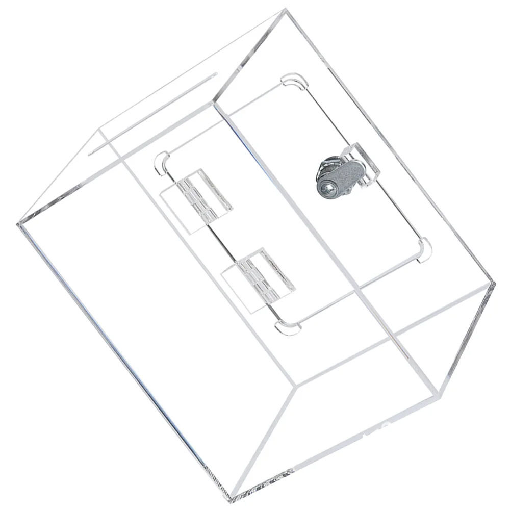 

Transparent Piggy Bank Counting Kids Toys Girls Tip Jars Money Coin Adults Decorate Holder