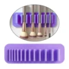Silicone Wall Mount Makeup Brush Holder Storage Stand Hanger Case Organizer Thin Paint Brush Drying Art Rack Suction Cup 1