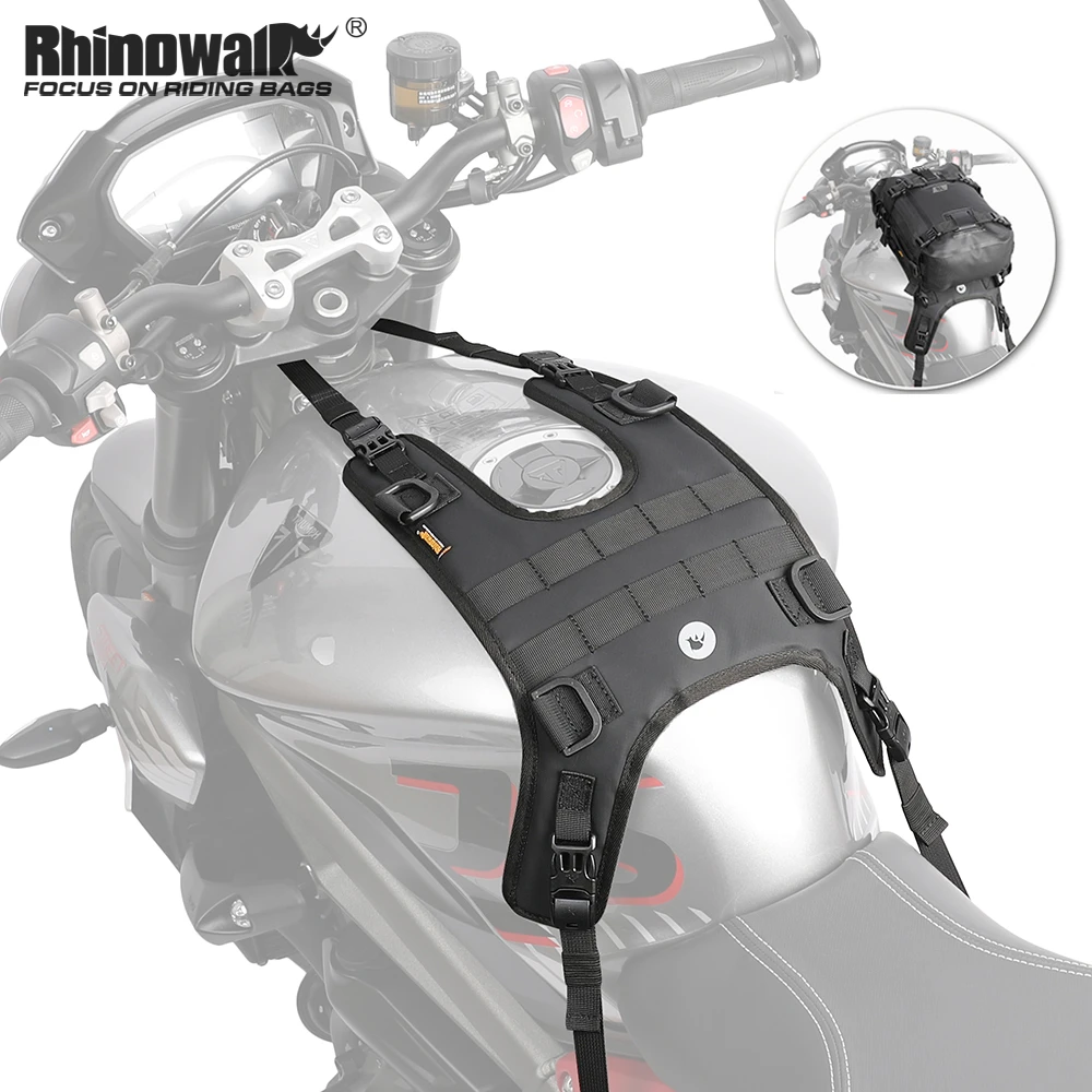 Men's Motorcycle Fuel Tank Bag Quick Release Magnet Mobile Phone Bag