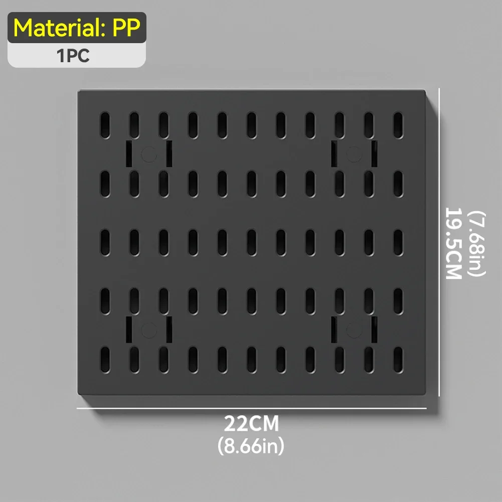 Versatile Wall-Mounted Pegboard Organizer for Home and Office Storage