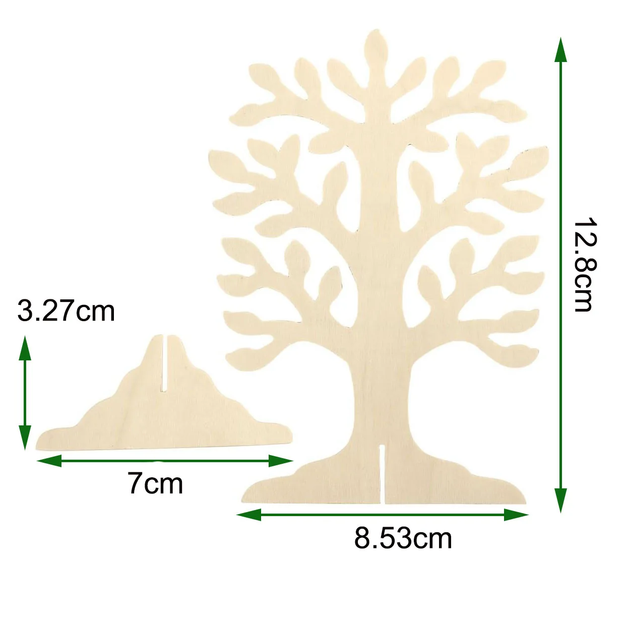 10 takım DIY Ahşap Ağaç Süsleri, Tatil, Ev Dekorasyonu, Ahşap El Sanatları Seti - Düğün, Doğum Günü Partisi Dekorasyonu için Uygun