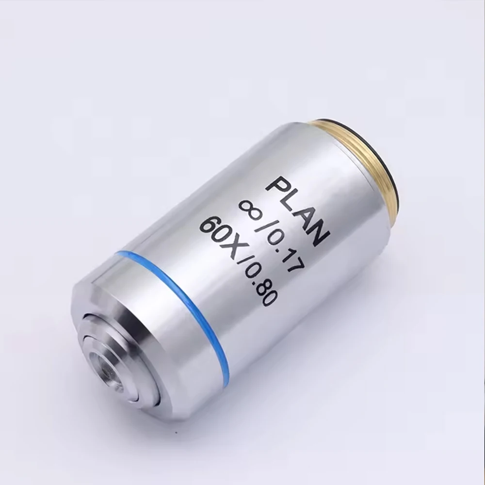 Achromatic Plan Infinity Objective Lens 4X 10X 20X 40X 60X 100X Olympus Microscope Replacement Lens RMS Thread