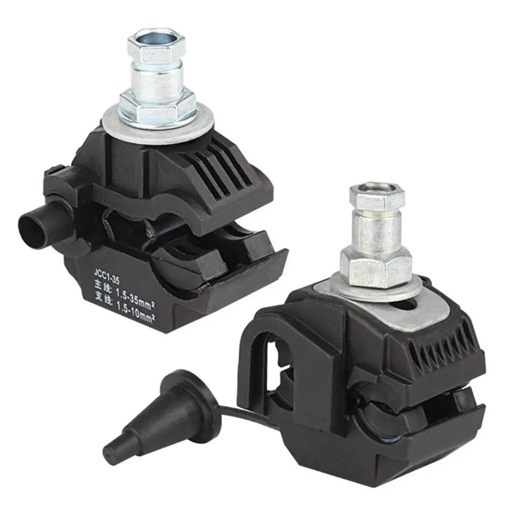 Insulation Piercing Connector 16-95mm 55A/75A T-type Outdoor No-Peeling Wire Terminal 2 Main Line cable clip cable clamp cable tie wire terminal crimping tool