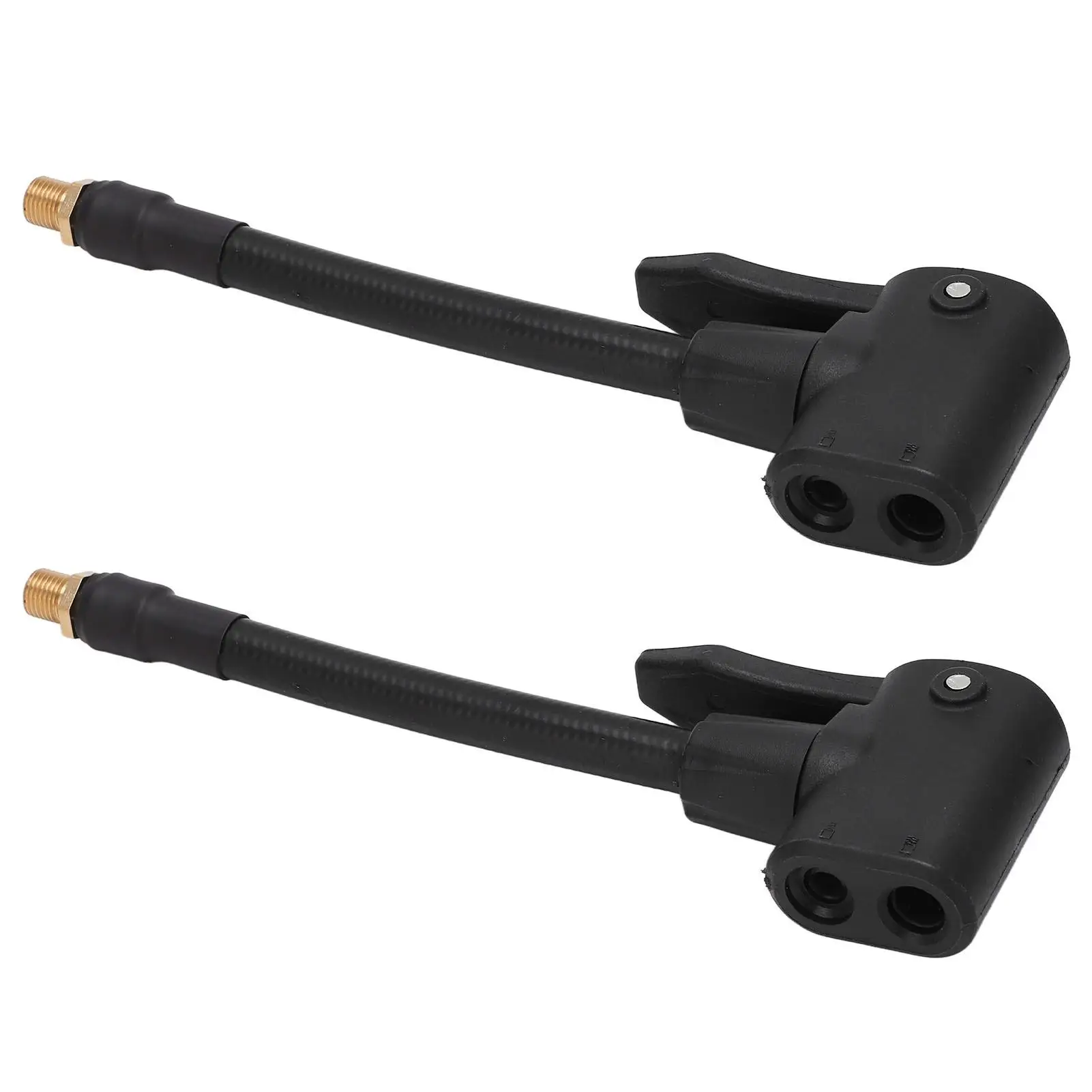 Tire Pump Thread Connector Car Air Tyre Chuck Adapter Press Handle Locking Anti Leakage ABS Rubber Pressure Resistant for cars