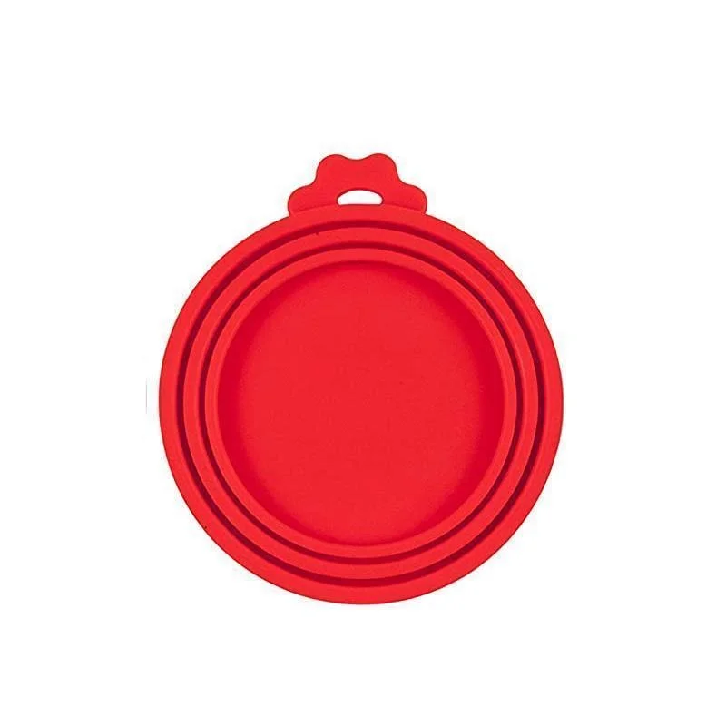 Versatile Silicone Pet Food Can Cover - 3-in-1 Seal