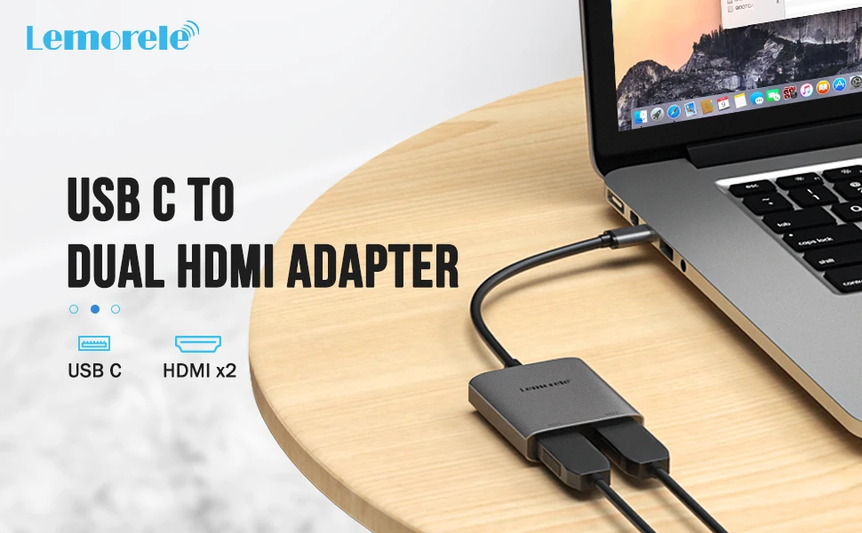 Dual HDMI, 4K, 60Hz, Expansão de Tela