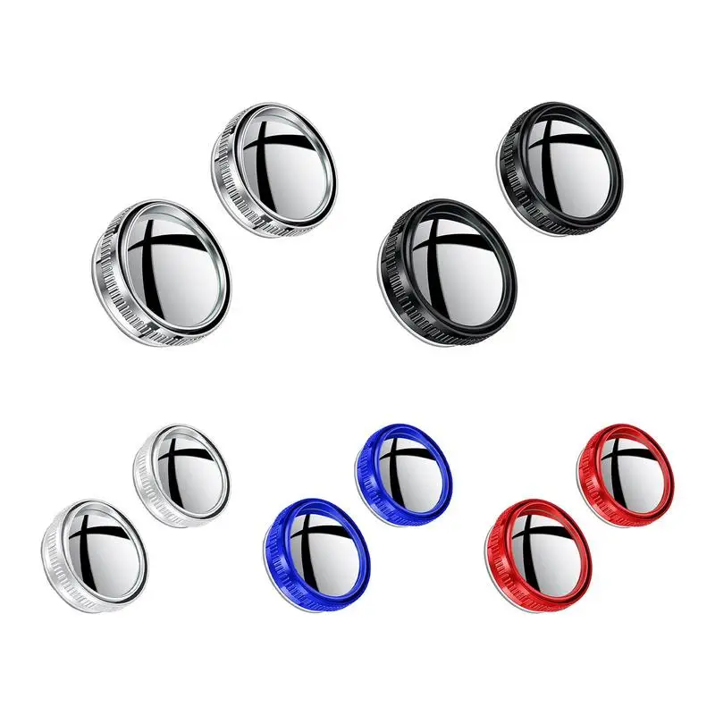 

2PCS Blind Spots Mirror HD Convex Car Mirror 360 Degree Rotatable Wide Angle Clear Vision Large View Auto Rearview Spot Mirrors