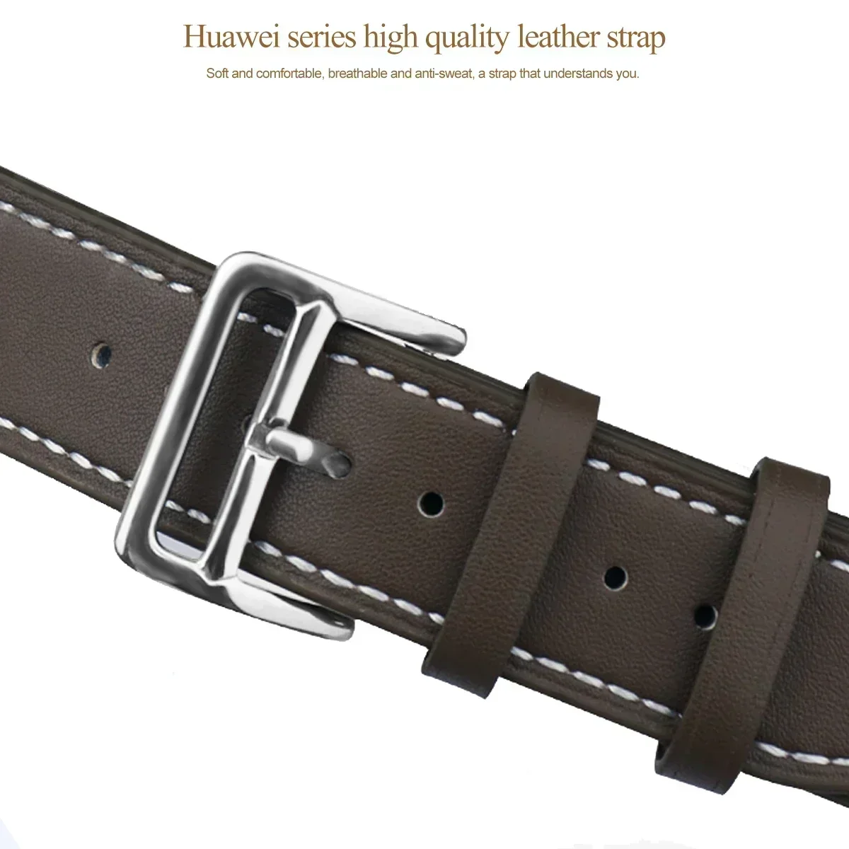 Elegant Leather Wristband Replacement Accessory