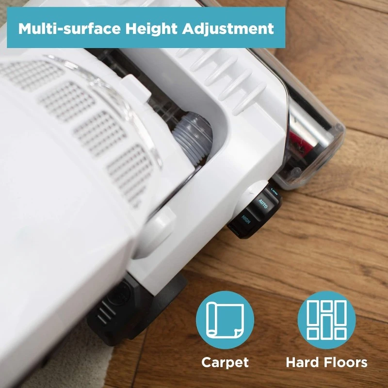 Allergy Bagged Vacuum Cleaner for Carpet and Hardwood, Multi Surface Upright Vacuum Cleaner with Certified,Pet Vacuum,
