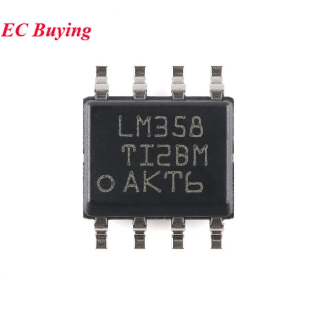 EMagTech - 50 Pezzi Amplificatore Operazionale LM358N, Doppio Low Power, 8 Pin, Per Elettronica - Foto 6