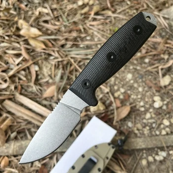 Coltello da Campeggio Multifunzionale a Lama Fissa, Costruzione Full Tang, Strumento da Taglio per Avventure Outdoor, Regalo per Uomini