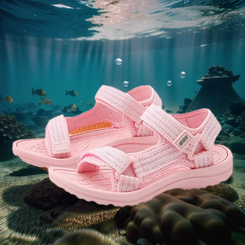Vitality And Breathable Shoes In Baotou Beach Shoes For Big Kids And Girls