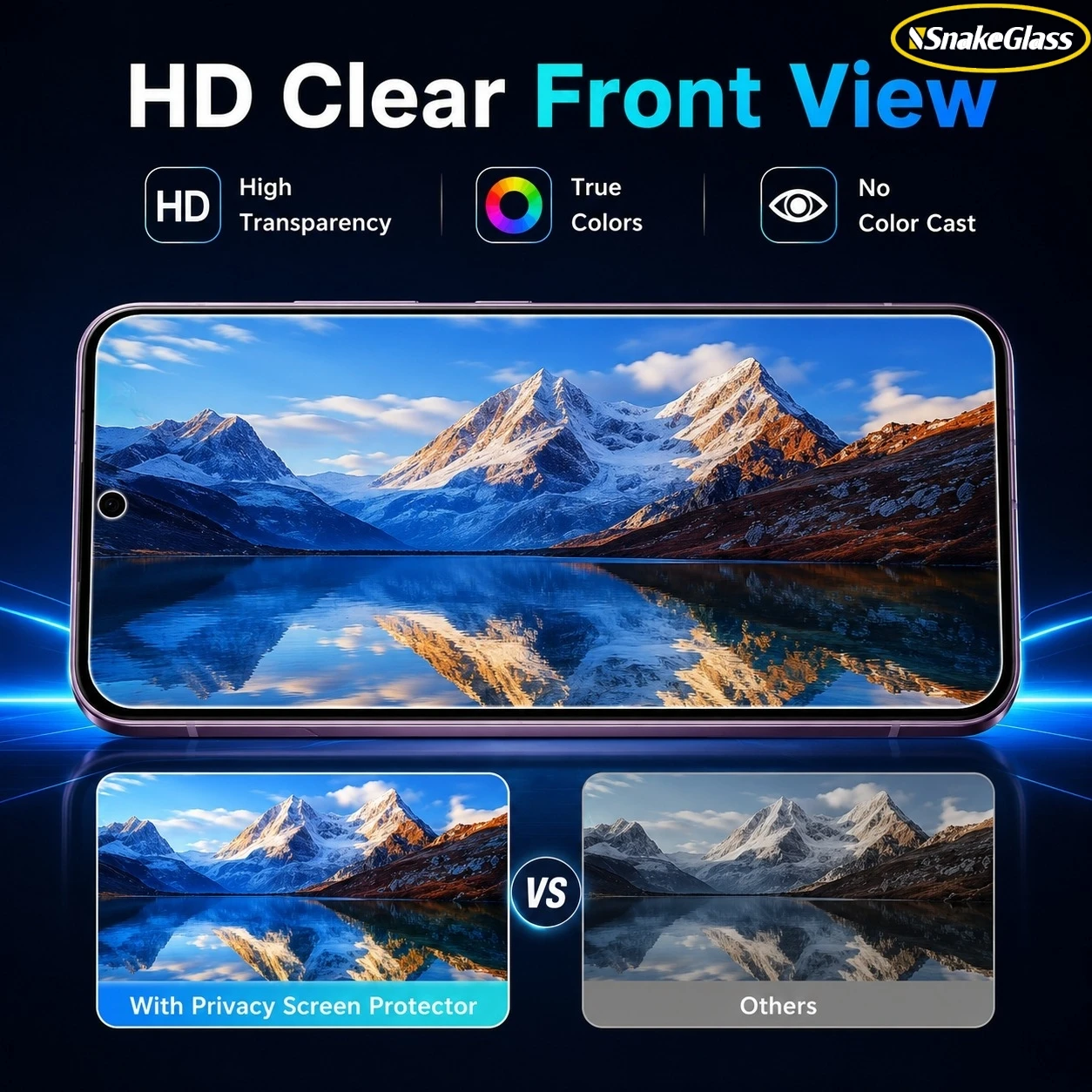 3Pack Privacy Anti-Peep Hydrogel Film Screen Protectors