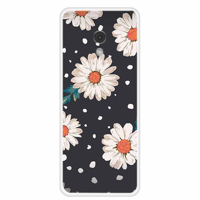 Clear Soft Silicone Floral Phone Case, Transparent Back Cover