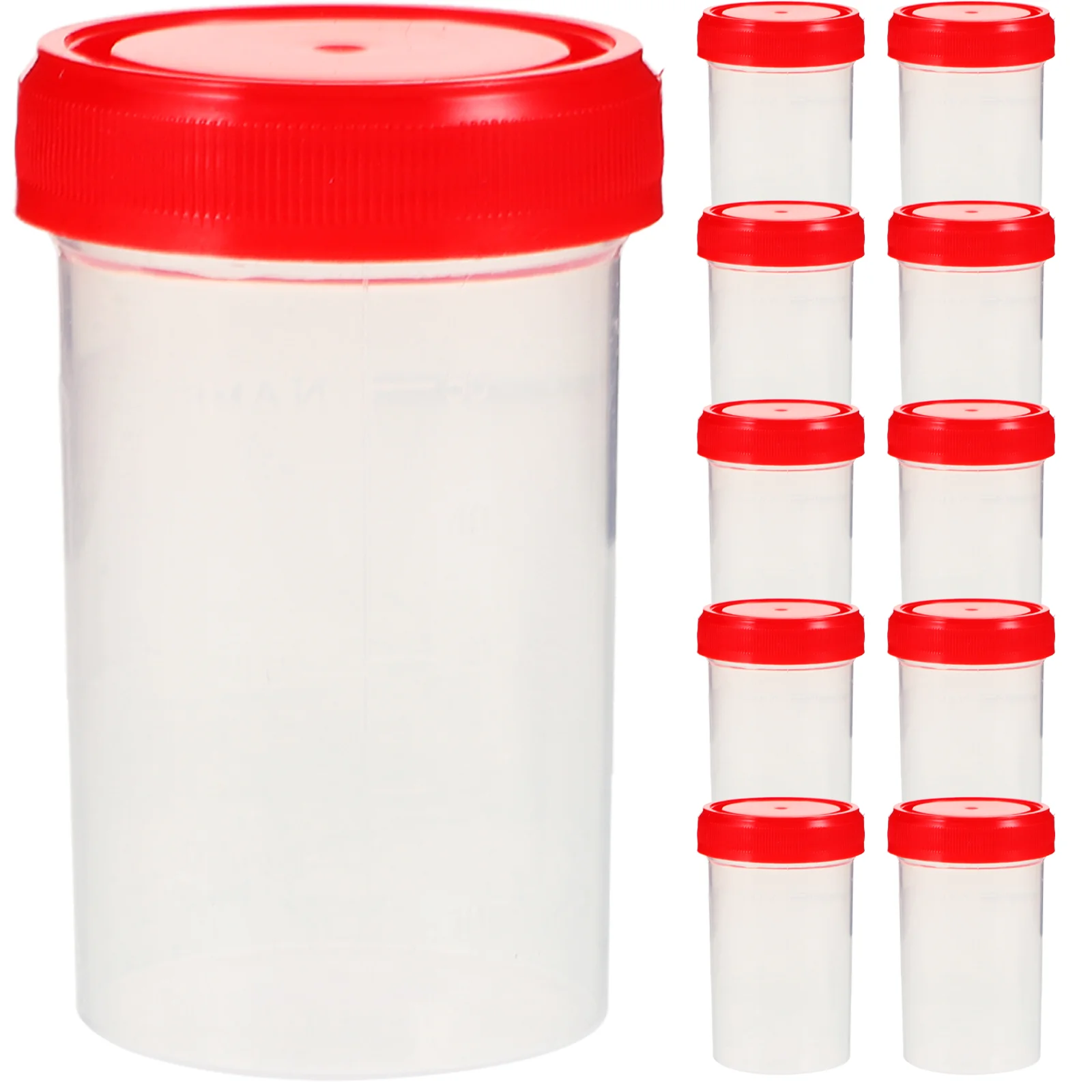Urine Cups Testing Storage Containers Urine Sample Containers Leak Proof Pee Specimen Plastic Cups Urine Sample Jars