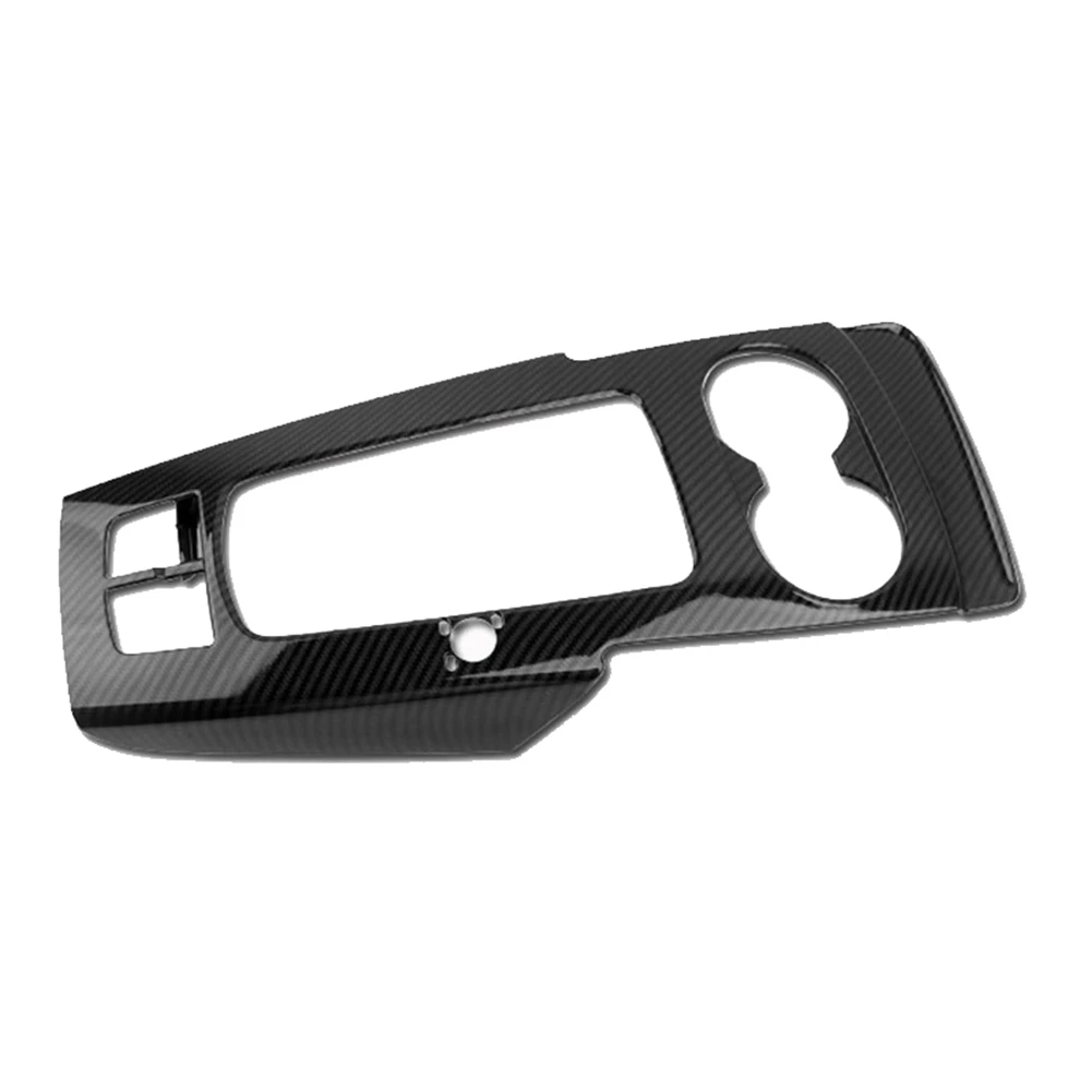 

Декоративная панель переключения передач центральной консоли автомобиля, крышка рамы воды, отделка, наклейка из углеродного волокна для-A3 17 (одно отверстие)