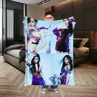 Microfiber Blanket for Sofas Aespa Designer Throw Blanket Luxury Blankets Home Interior Fluffy Soft Blankets Sofa Decoration 1