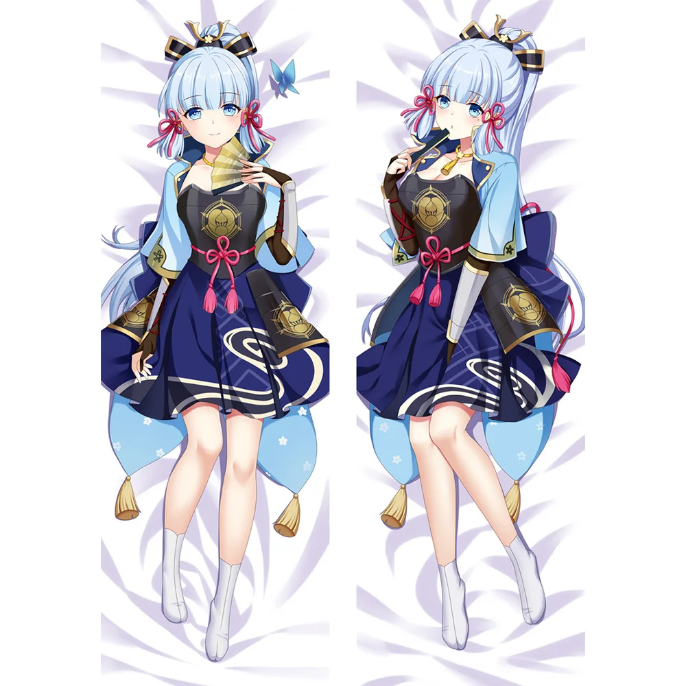 Genshin Impact Anime Cosplay Dakimakura Case Kamisato Ayaka Double-Sided Printed Moegirls Body Hugging Pillowcase Otaku Pillows genshin impact dakimakura hutao character pillowcase anime genshin hugging body pillow cosplay pillows otaku pilow cover