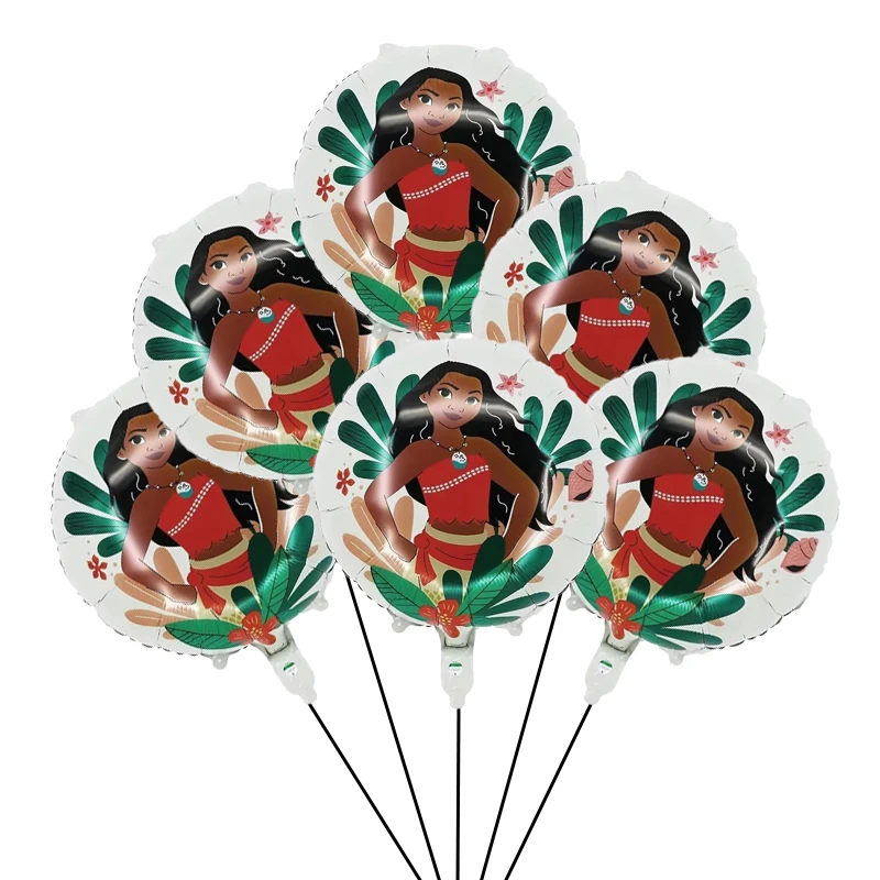 thumbnail image 1 of Juego de 6 globos de aluminio de la princesa Sofía, Blancanieves, Le Pei y Jasmine de Disney, juguetes para niñas, decoración de cumpleaños, suministros para fiestas de baby shower, 1 of 5