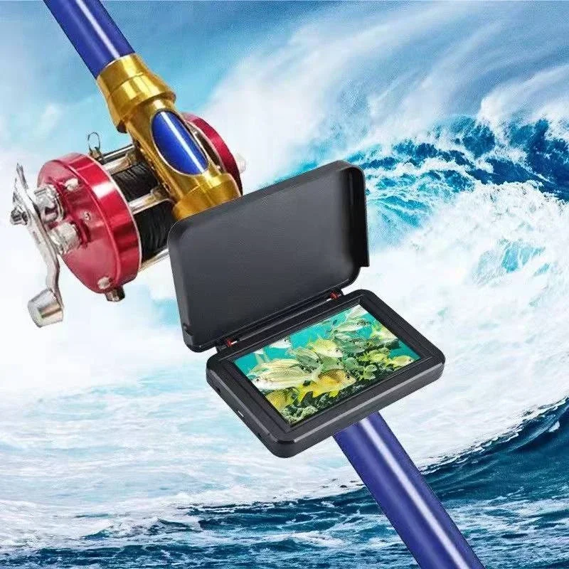 Fish Detection Display 5-inch AHD-1080P 1500 brightness IPS screen full viewing angle visual fishing equipment fish detection display color toning zoom
