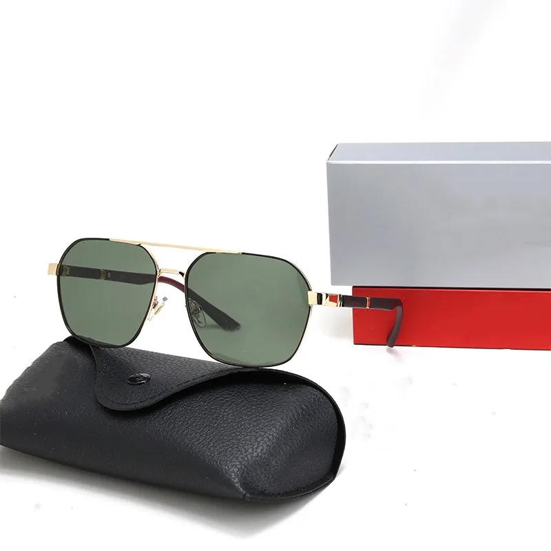 

New Classic Luxury Designer Sunglasses High Quality Anti UV Large Frame Multi functional Glasses
