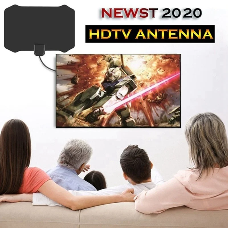 업그레이드 신형 TV 안테나-4k 안테나, 디지털 신호 증폭기, HD 디지털 실내 TV 안테나