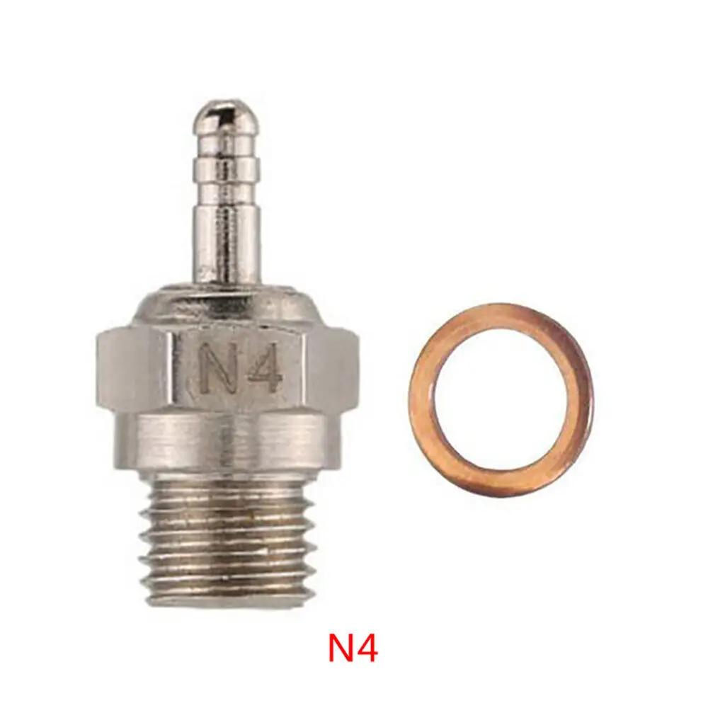 N4 3Pack Duty Long Medium Glow Plug For Traxxas 3232X 1/10 T-Maxx 2.5 / 3.3