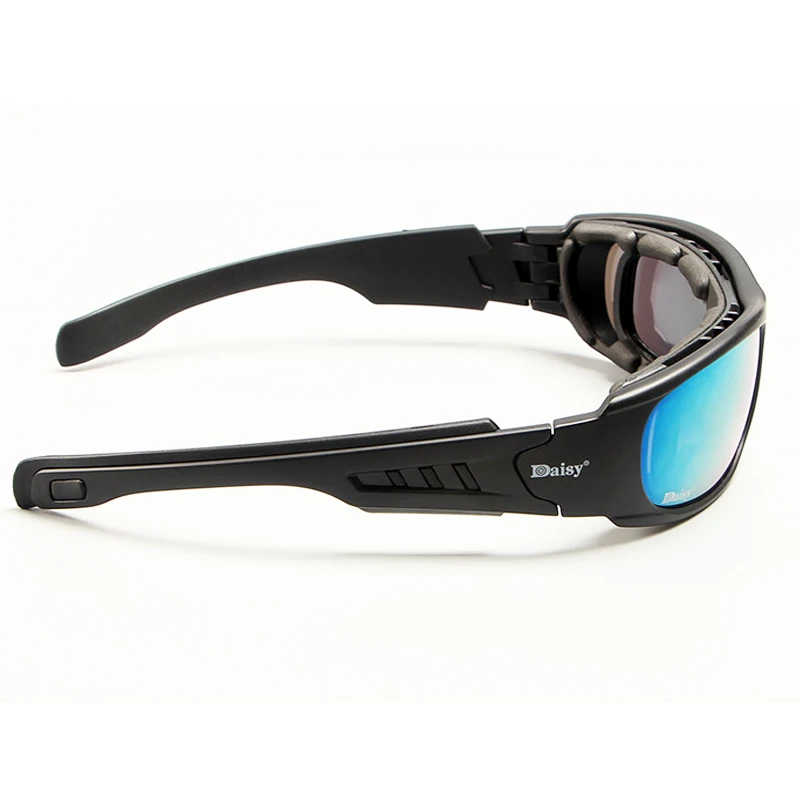 Daisy C6 Polarized Glasses CS Army Tactical Motorcycle Hunting Shooting Airsoft Bullet-proof Military C5 Goggles With 4 Lens Kit polarized sports glasses polarized glasses shooting glasses polarized goggles tactical goggles safety goggles