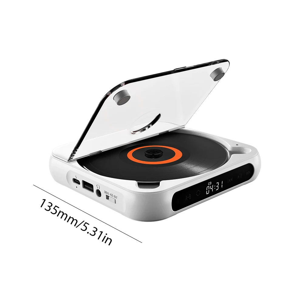 Reproductor de CD Walkman portátil con auriculares, Reproductor de música  HiFi, Discman, USB y batería, pantalla LCD con Cable auxiliar - AliExpress