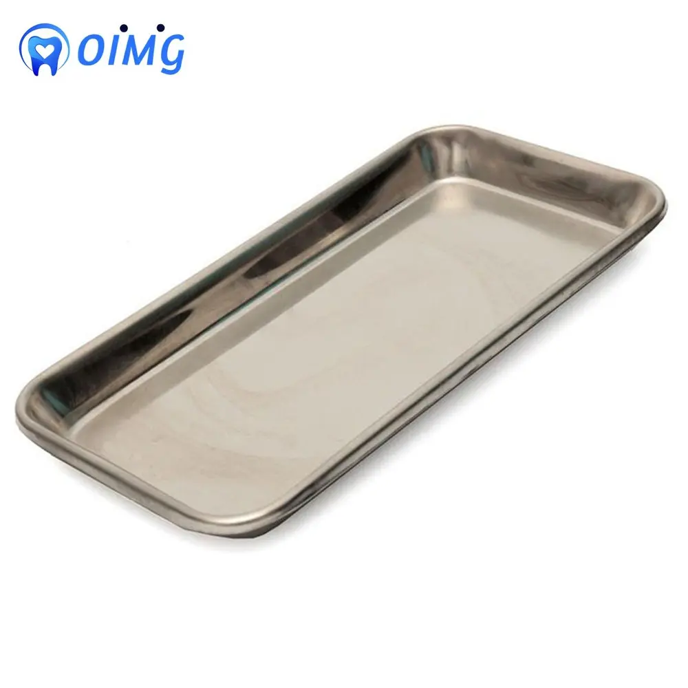 

22X12X 2 Cm Stainless Steel Medical Tray Medical Surgical Tray Dental Surgical Tool Instrument for Dental Students
