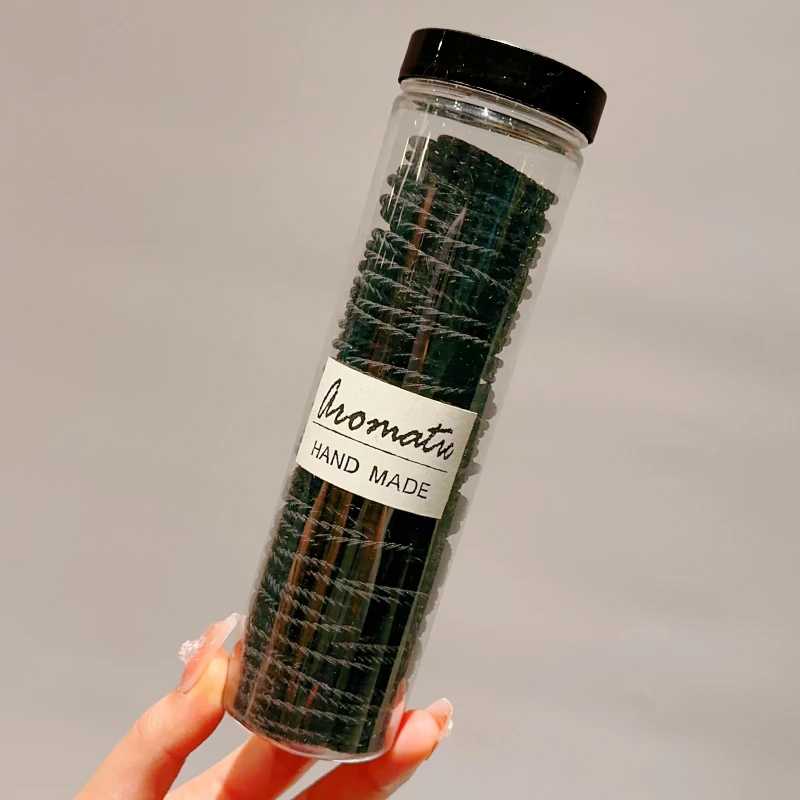 100 black hair ties (one can)