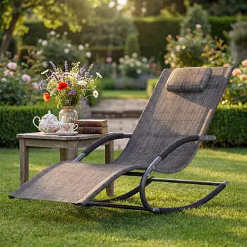 Outdoor Rocking Lounge Chair 1