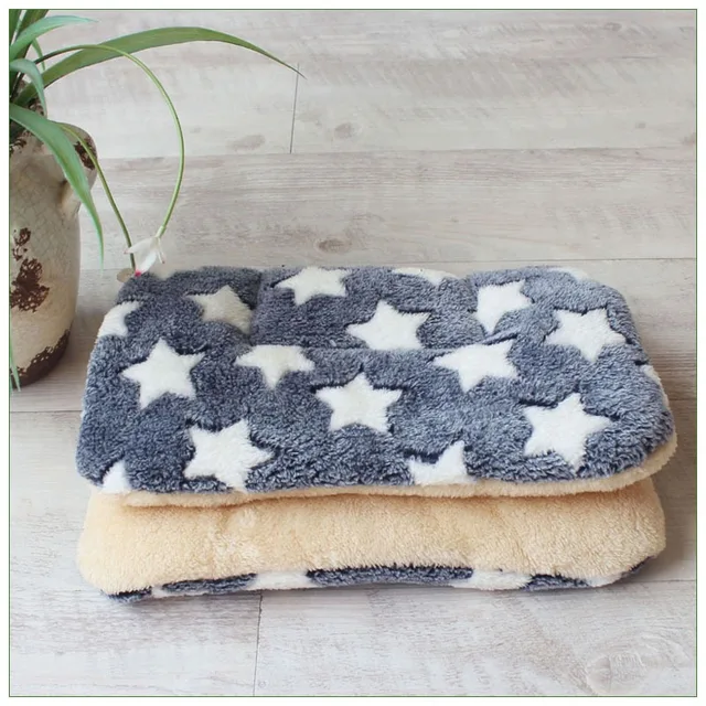 2024 Warm Pets Mattress Soft Flannel Thick and Suitable for Cats/dogs Cute Pet Blanket Pets Supplies Cats Accessories Cats Home 2