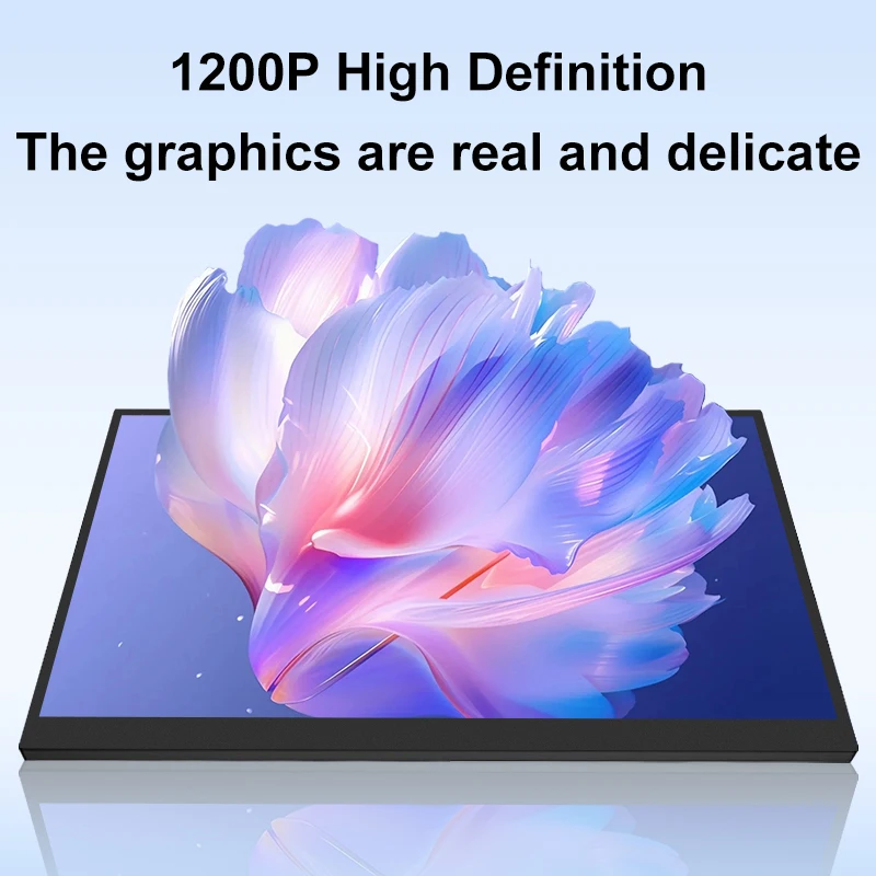 14" LANLIPU Portable Monitor 1920*1200P IPS Gaming Computer Display for