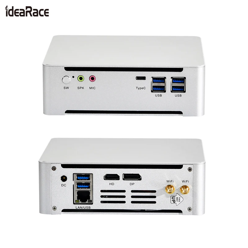 Мини-ПК 10-го поколения, Intel Core i7 8750H 10870H Windows 11 DDR4 i7 Gigabit Ethernet 300M WiFi DP HDMI 4K, игровой компьютер HTPC NUC