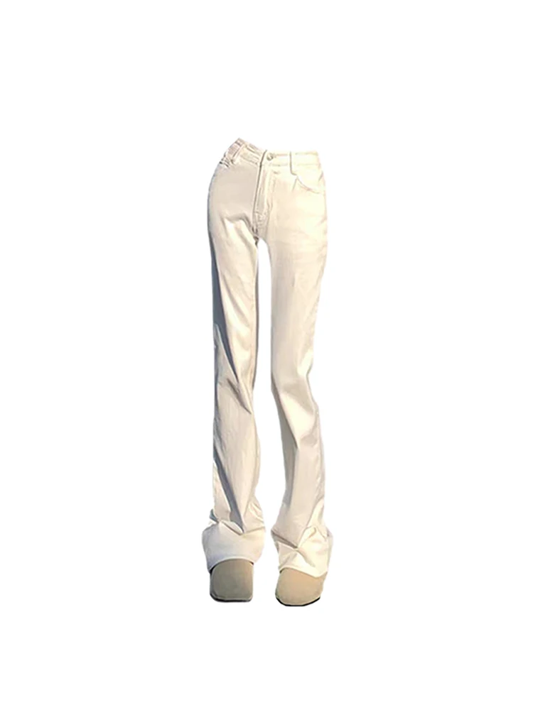 

Women's White Jeans Korean Y2k 90s Aesthetic Oversize High Waist Denim Trousers 2000s Wide Leg Baggy Jean Pants Vintage Clothes