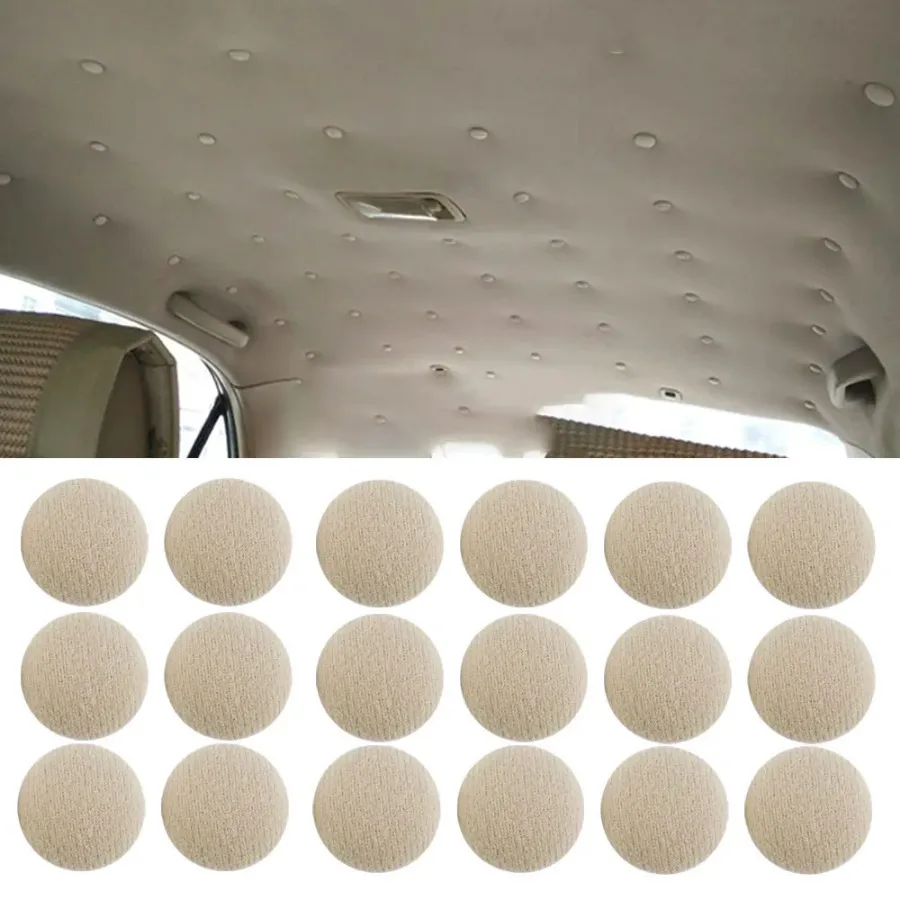 

40x Car Interior Roof Buckles Headliner Ceiling Cloth Fixing Screw Care Fabric Buckle Rivets Retainer Cap Universal Repair Tools