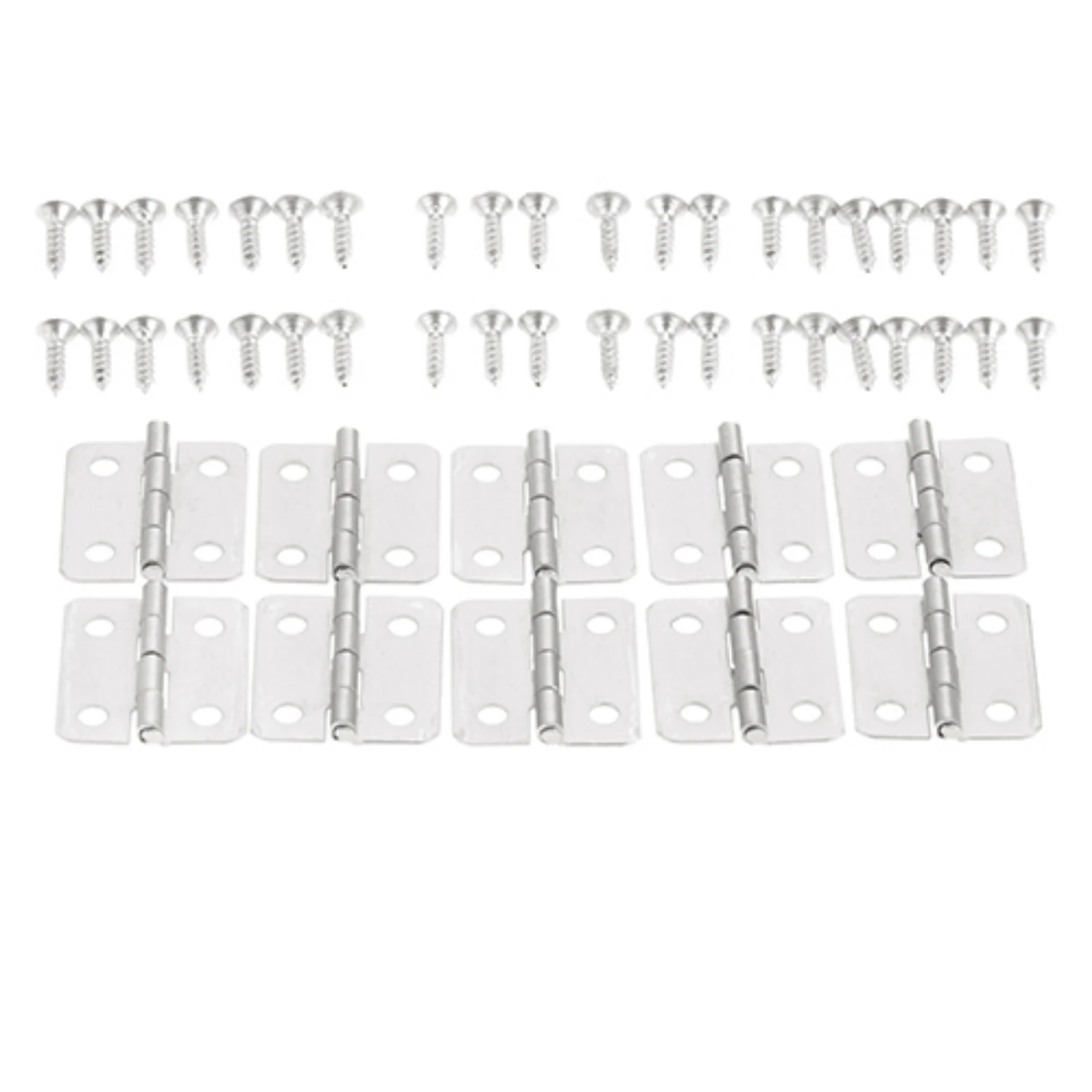 Door Cabinet Luggage Hinges Jewelry Wooden Box Furniture Decoration Hinges with Screws stainless steel door hinges furniture hinge wooden box hinge cabinet door hinges cabinet hinges Antique Bronze/Silver/Gold 10Pcs 18*16mm