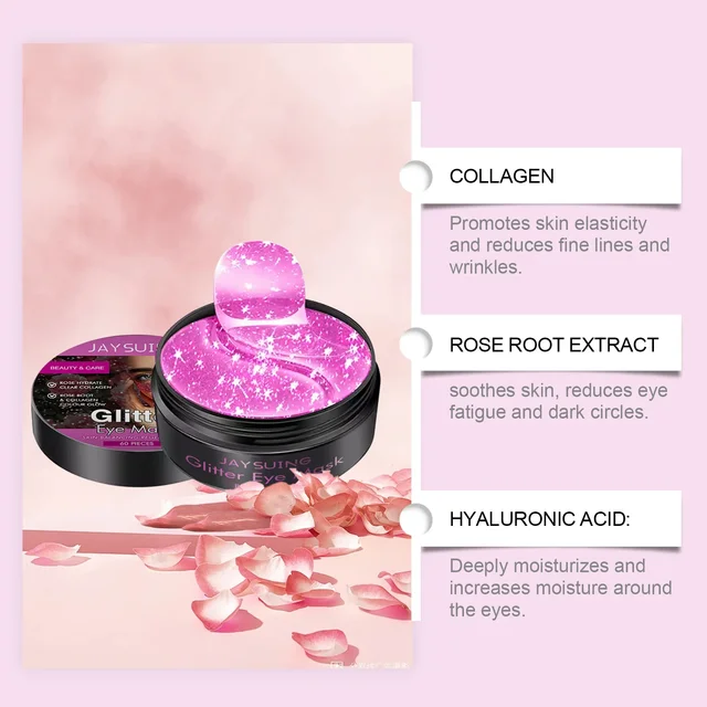 Collagen Eye Mask Fast Absorption Anti Dark Circles Eye Bags Removal Reduce Fine Lines Tighten Moisturizing Skincare Eye Patches 5