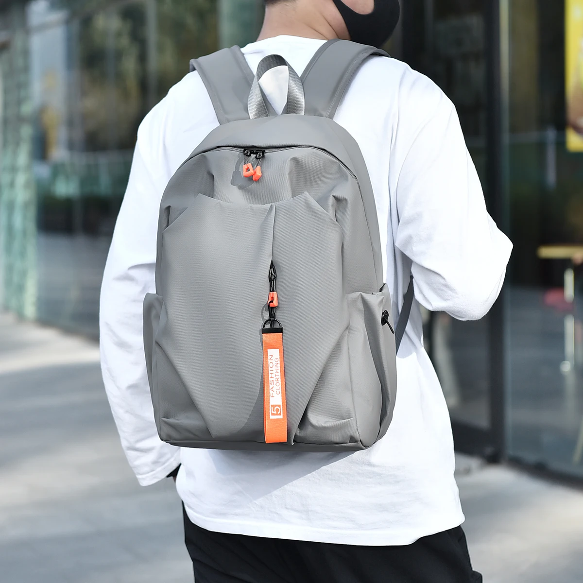 Men Backpacks Fashion Casual Waterproof Durable Daily Use Outdoor Travel Stylish College Backpack