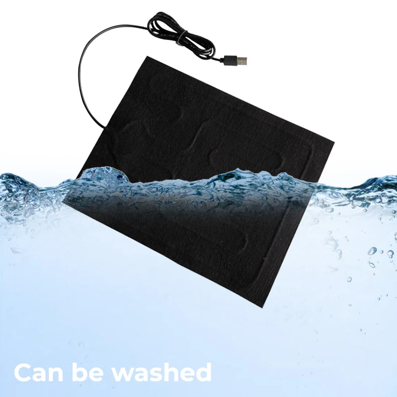 USB Heating Mat Pet Warm Pad Heater Heating Seat Cushion 5V Three-speed Temperature Control For Dog Cat