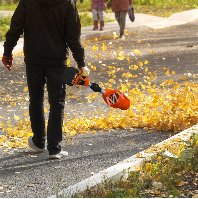 정원용 무선 잎 송풍기, 파티오, 잔디, 눈 및 먼지 송풍기, 배터리 및 고속 충전기 포함