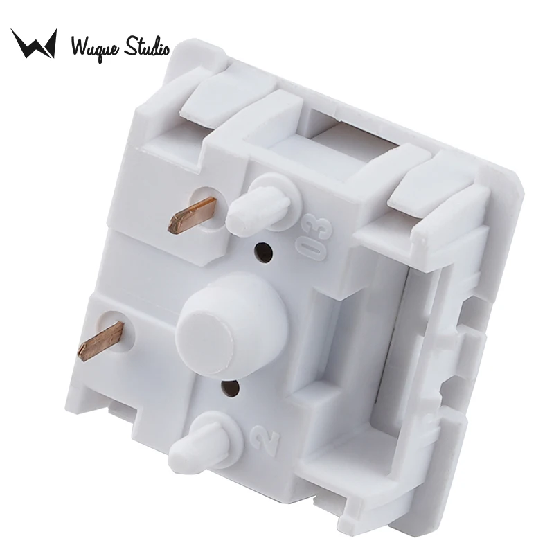 Wuquestudio ws Interruptor Marrom Sentimento Tátil Pom Haste Náilon Habitação 5pin Montagem Pcb para Teclado Mecânico - Imagem 6