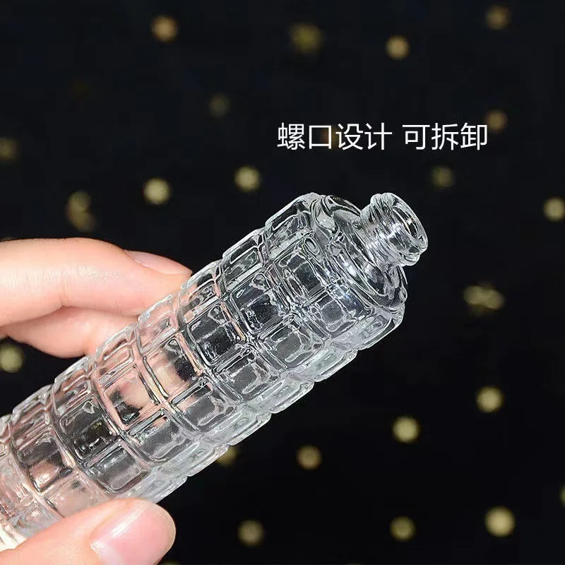 미스트 스프레이 유리 병 30ml 유리 두꺼운 바닥 실린더 스프레이 향수병 빈 화장품 용기, 도매