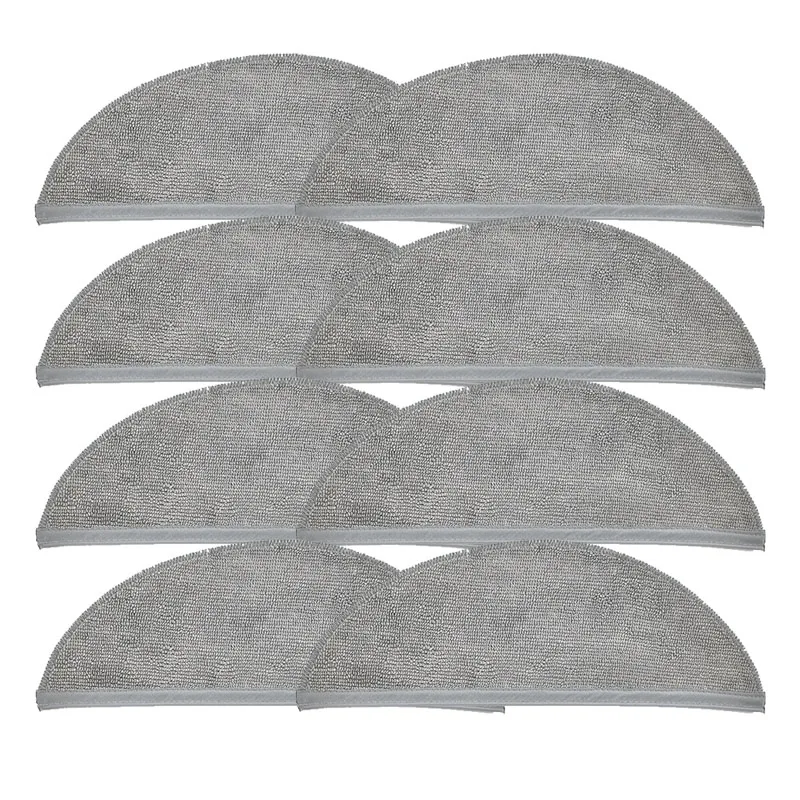 

8pcs Mop Cloth Parts For Xiaomi Lydsto R1 S1 R1D R1A Robotic Vacuum Cleaner Parts Cleaning Cloth Mop Rags Pads Accessories